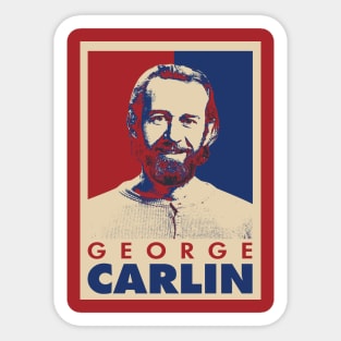 George Carlin Retro Pop Art Style Sticker